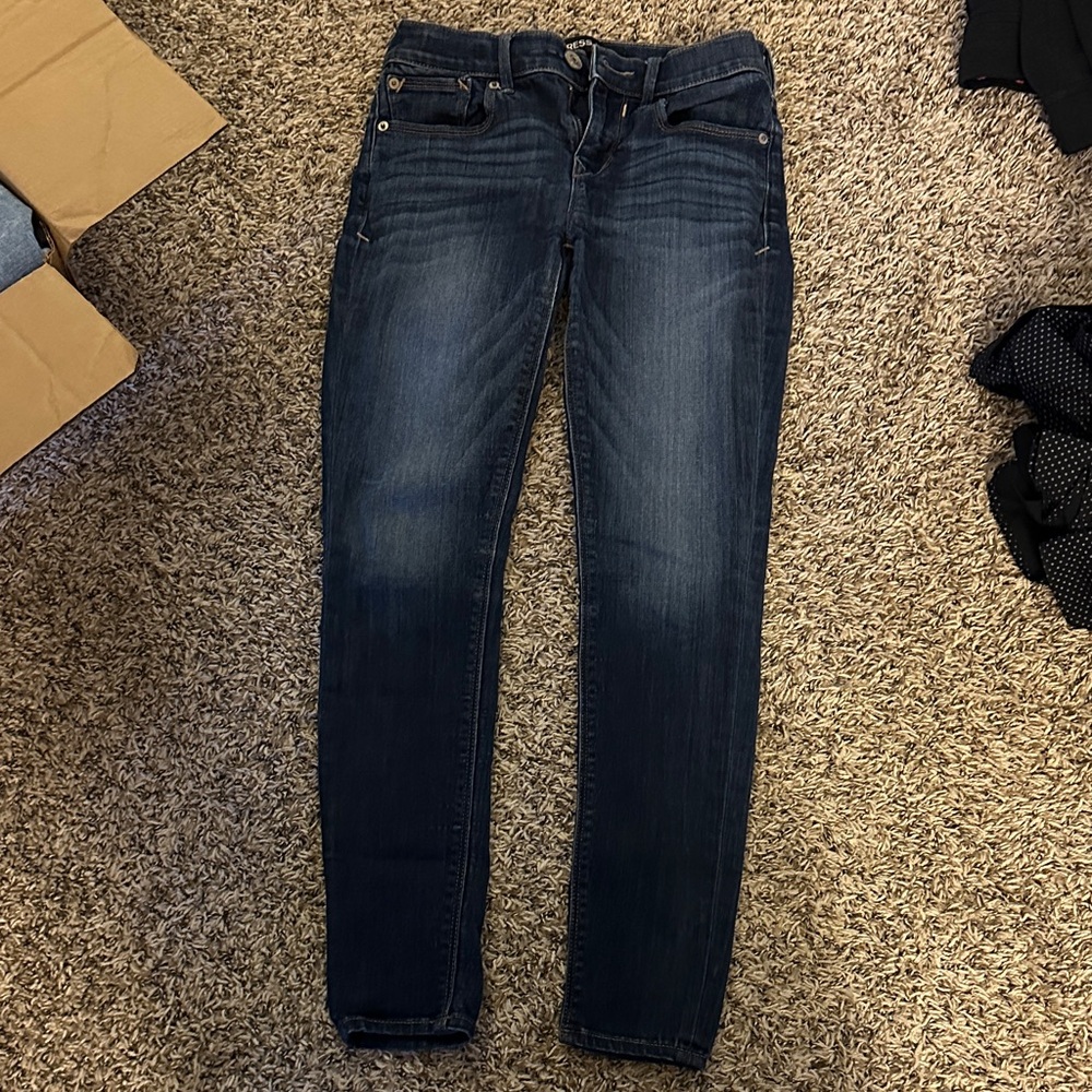 Express Women's Deep Indigo Skinny Jeans